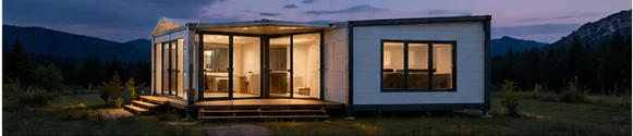 Folding house project panorama